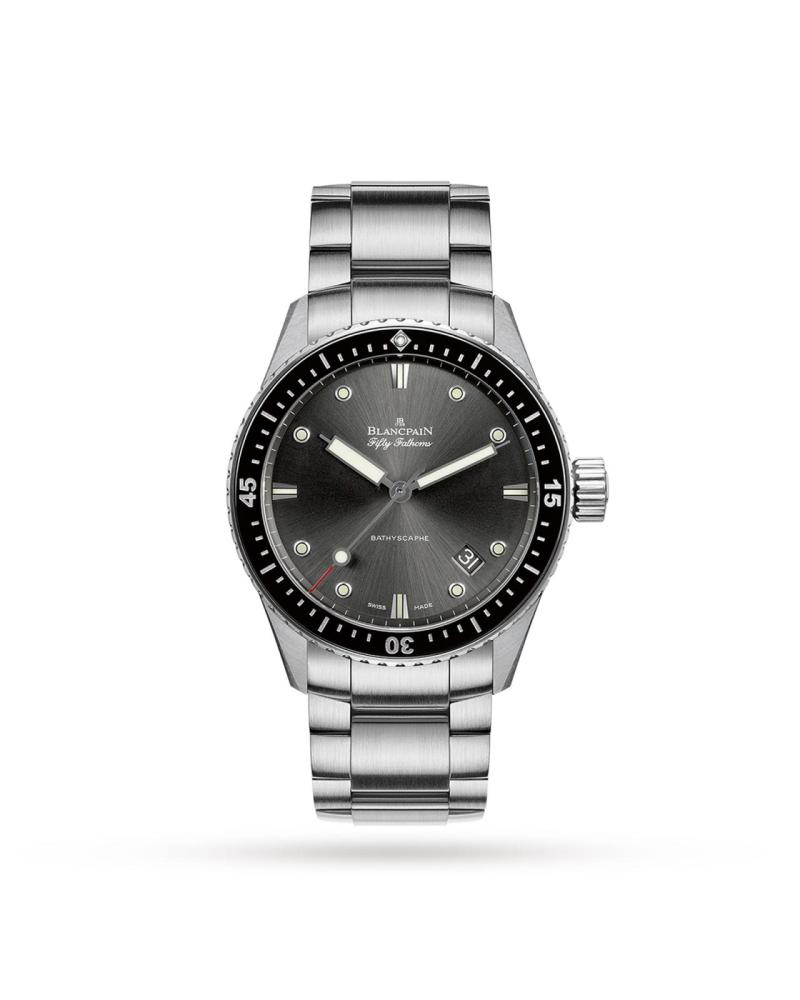 Blancpain Fifty Fathoms Bathyscaphe 43mm Mens Watch Black
