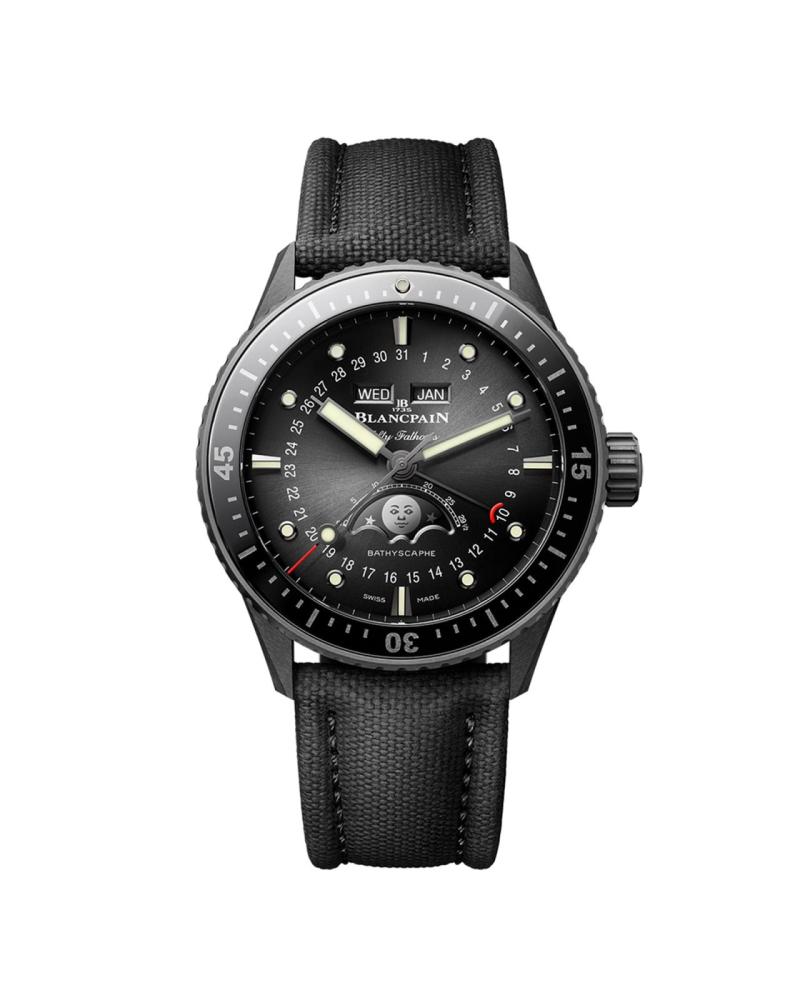 Blancpain Fifty Fathoms Bathyscaphe 44mm Mens Watch Black