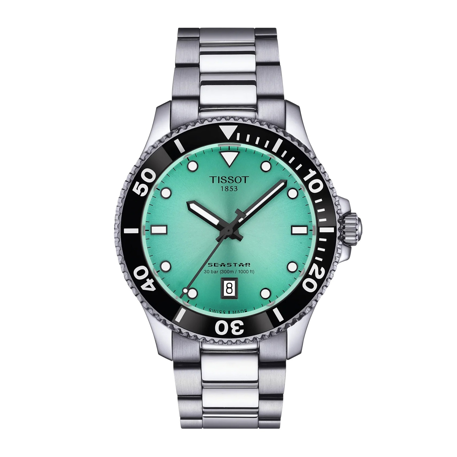 Tissot Seastar 2000 40mm Mens Watch Green