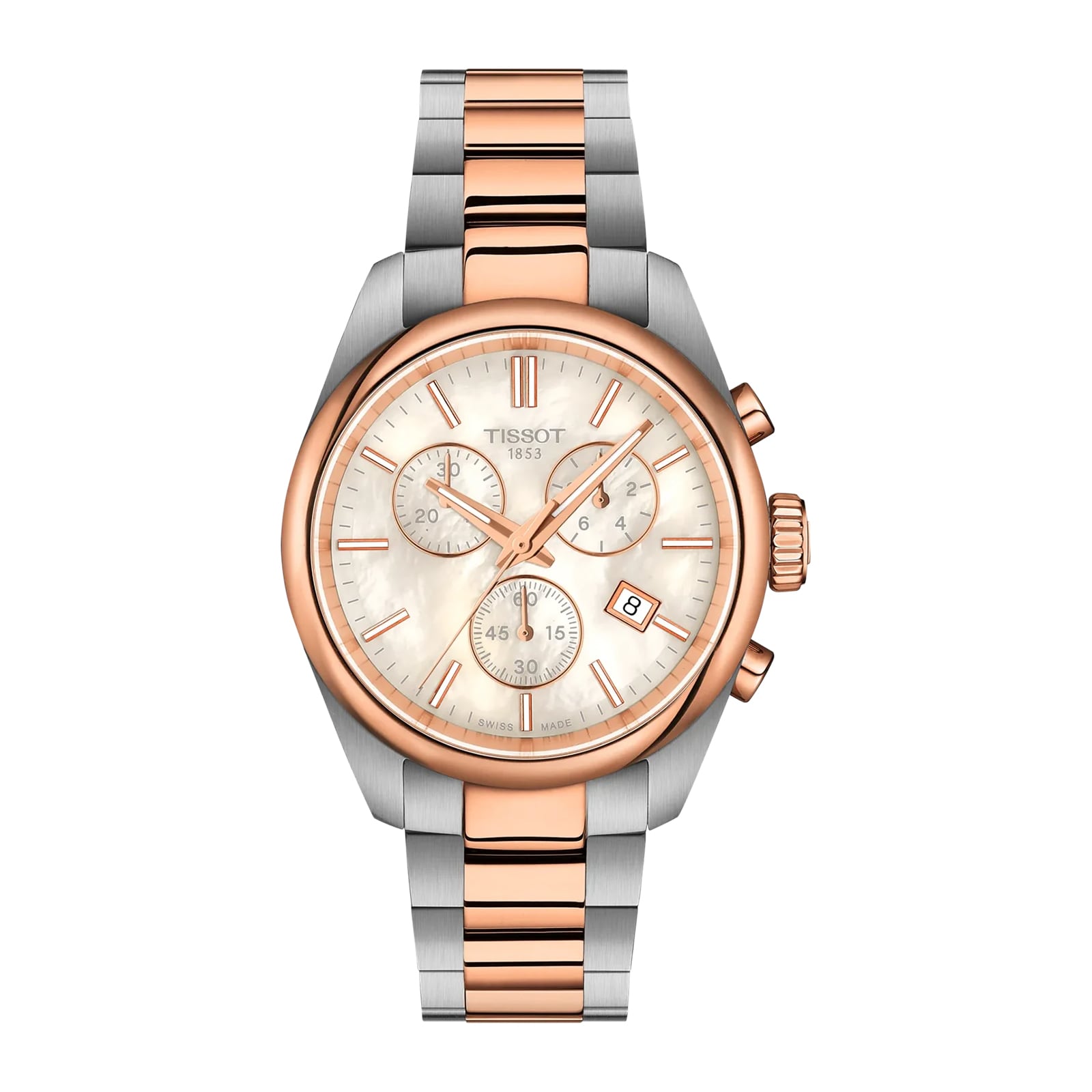 Tissot PR 100 36mm Mens Watch Rose Gold