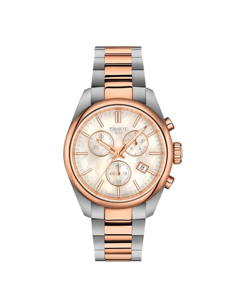 Tissot PR 100 36mm Mens Watch Rose Gold