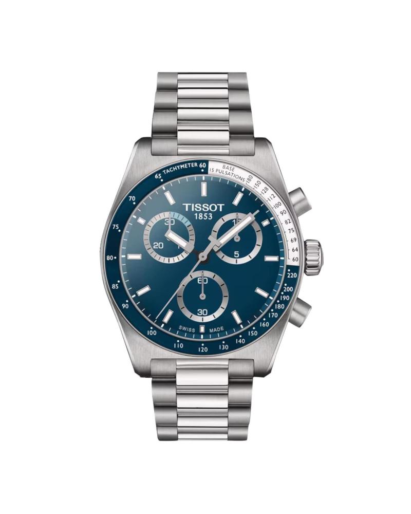 Tissot PR516 Chronograph 40mm Mens Watch Blue