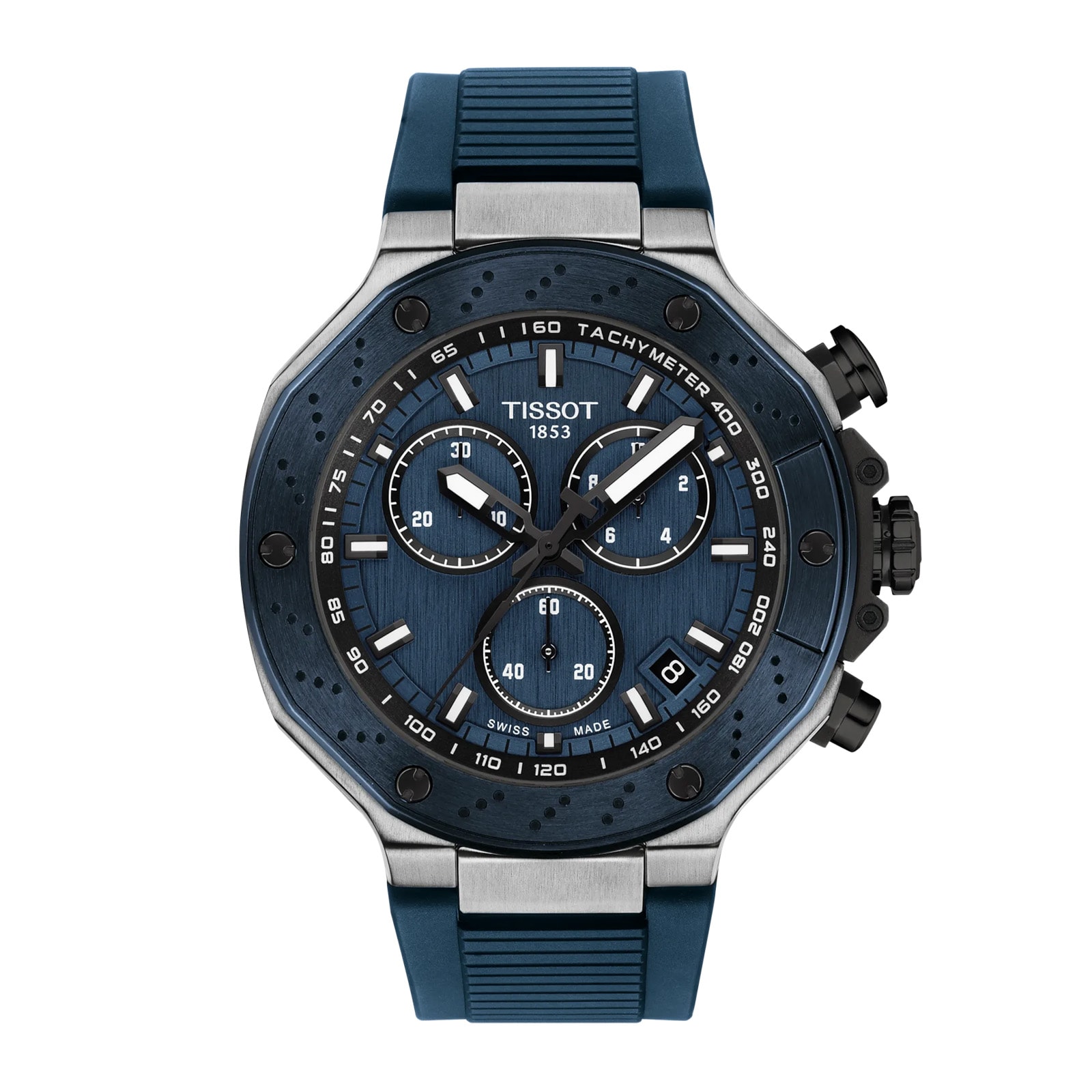 Tissot TRace 45mm Mens Watch Blue