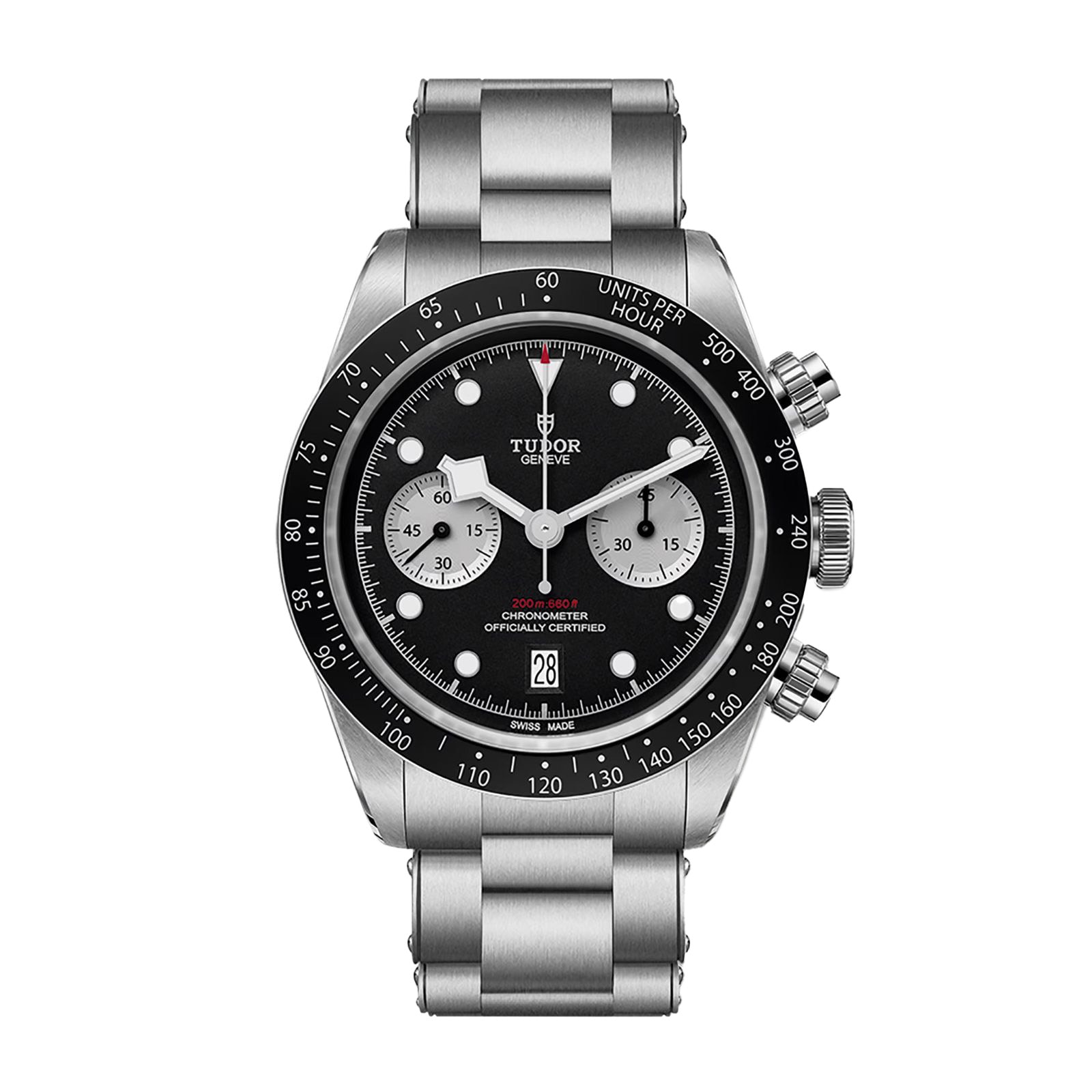 Tudor Black Bay Chrono 41mm Steel Case Steel Bracelet