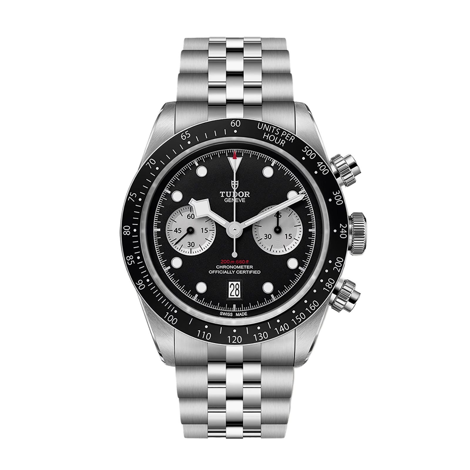 Tudor Black Bay Chrono 41mm Steel Case Steel Bracelet