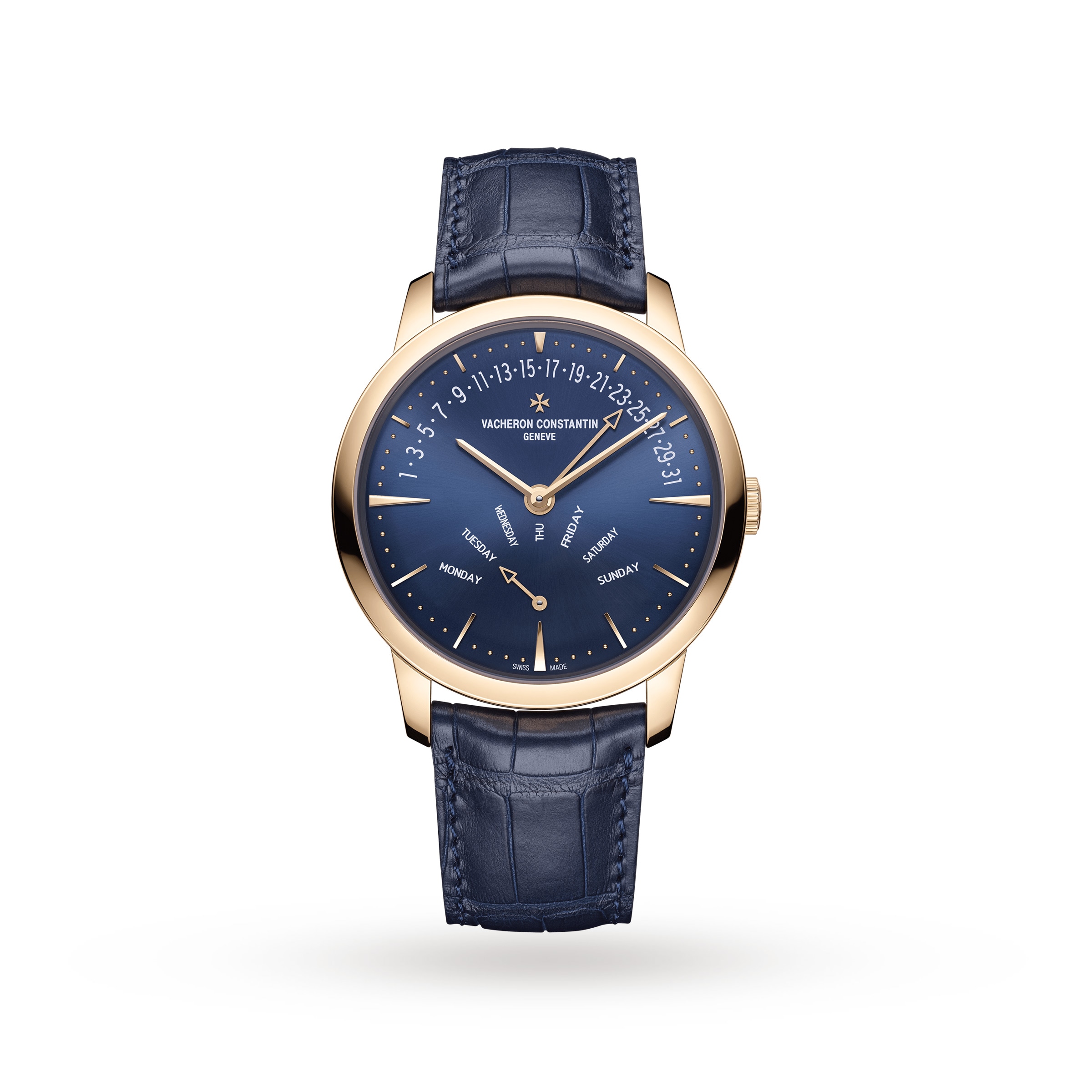 Vacheron Constantin Patrimony Retrograde DayDate 42mm 18ct Rose Gold