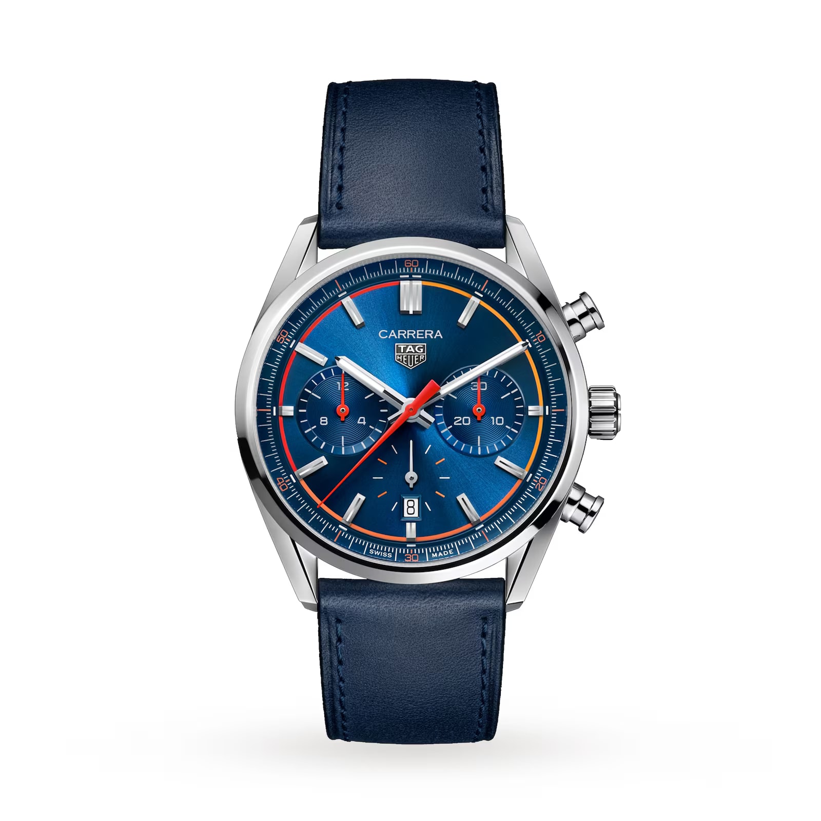 ExDisplay TAG Heuer Carrera Chronograph 42mm Mens Watch Blue