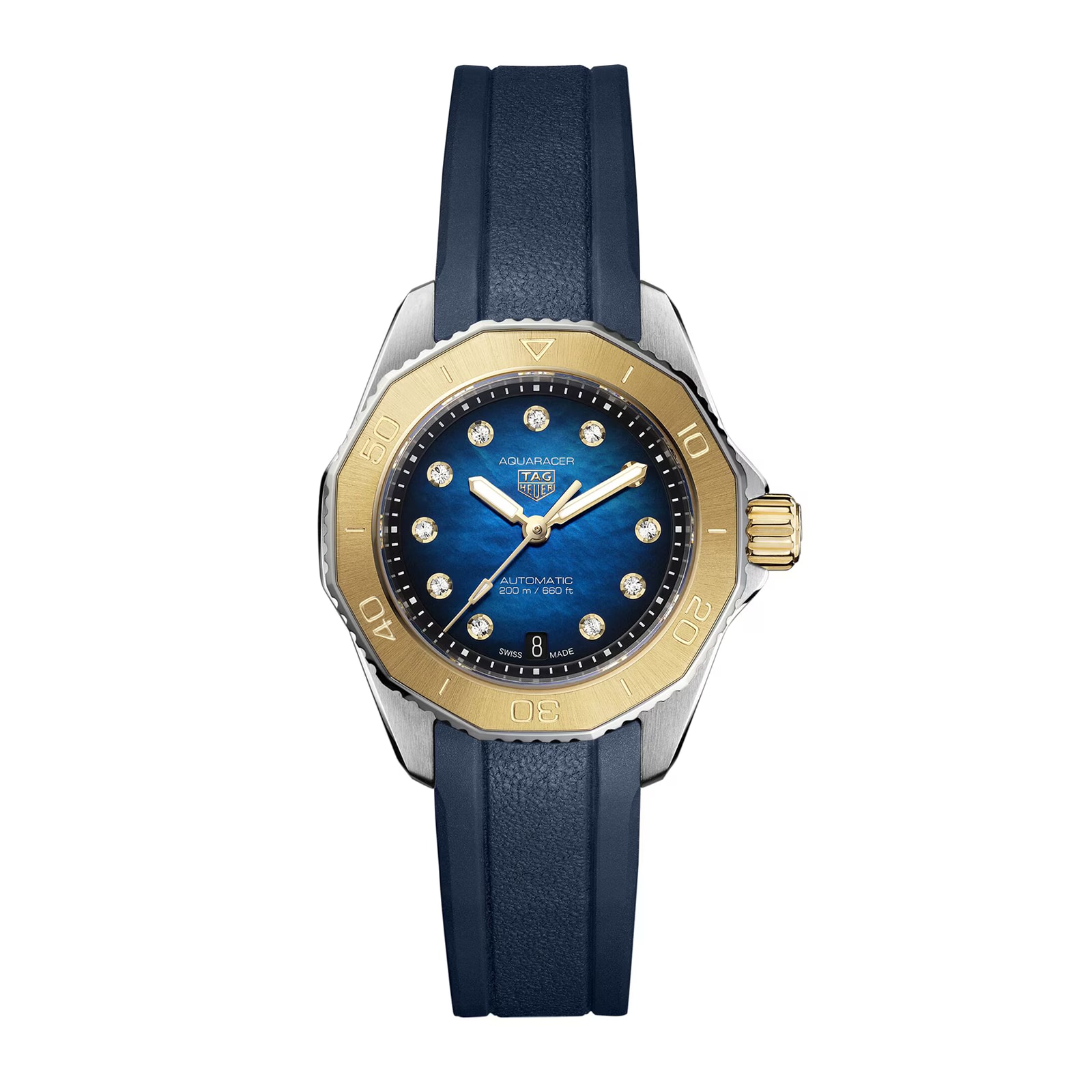 ExDisplay TAG Heuer Aquaracer Professional 200 30mm Ladies Watch Blue