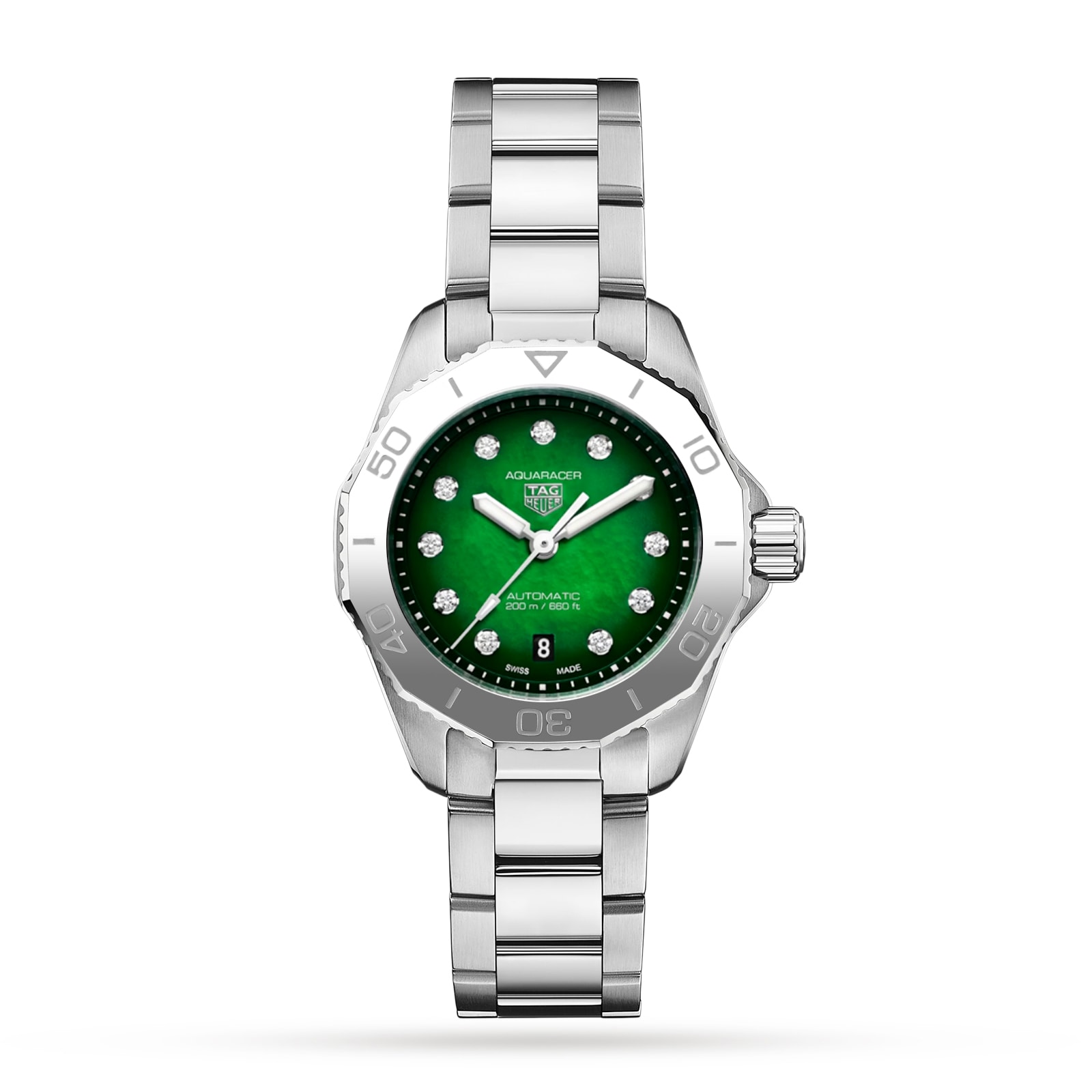 TAG Heuer Aquaracer Professional 200 30mm Ladies Watch Green