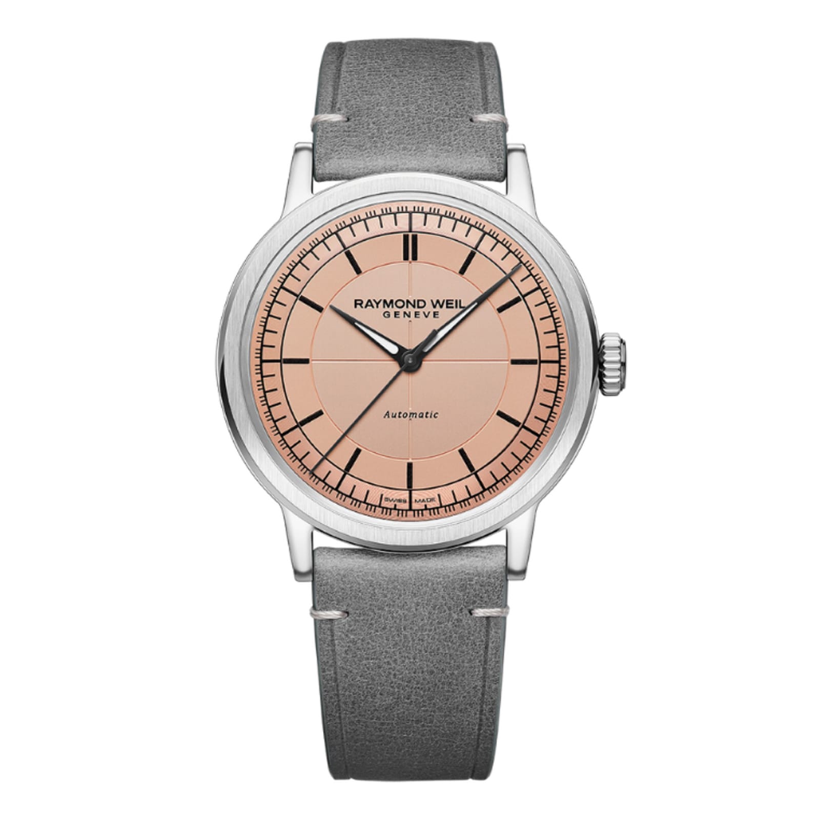 Raymond Weil Millesime 39mm Mens Watch Pink