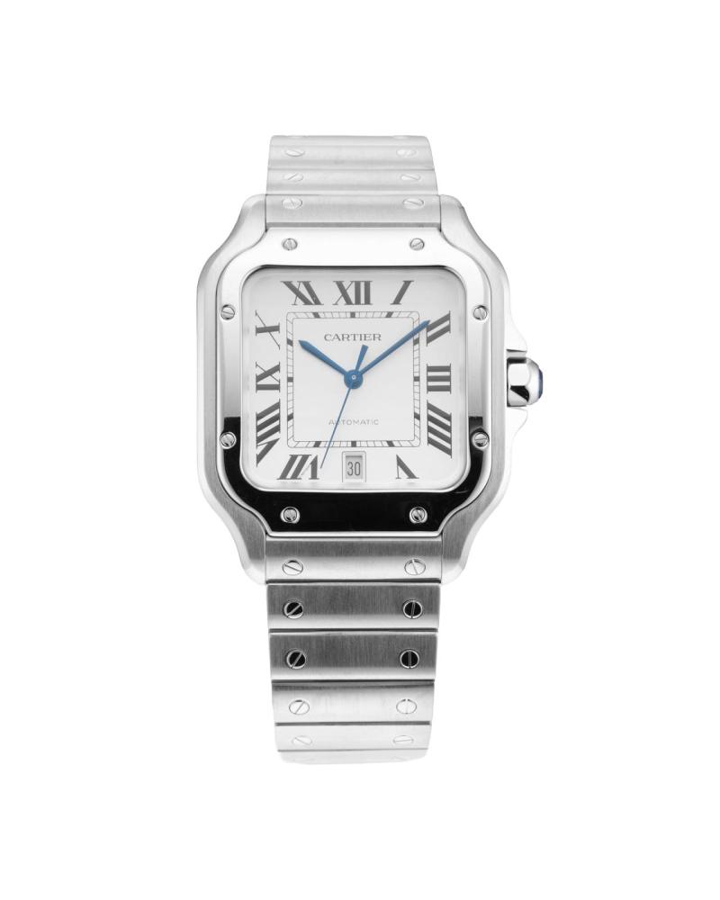 PreOwned Cartier Santos de 398mm Large Model Stainless Steel WSSA0018