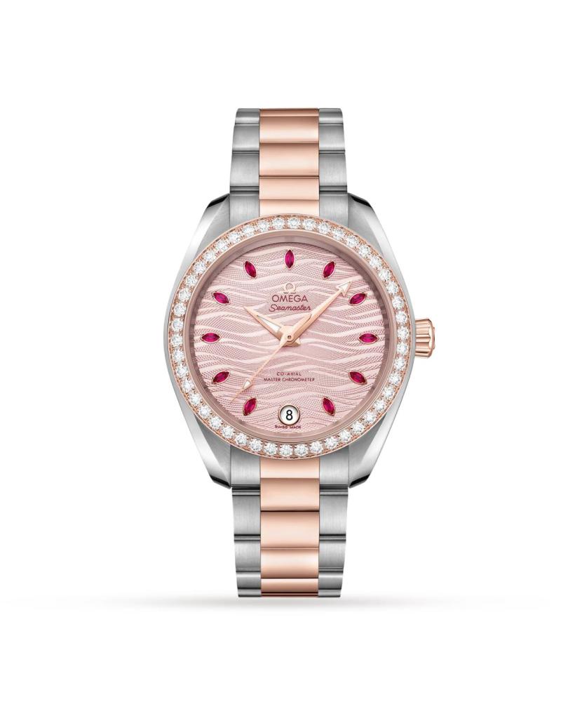 PreOwned Omega Seamaster Aqua Terra 150M CoAxial Master Chronometer 34mm Automatic Ladies Watch