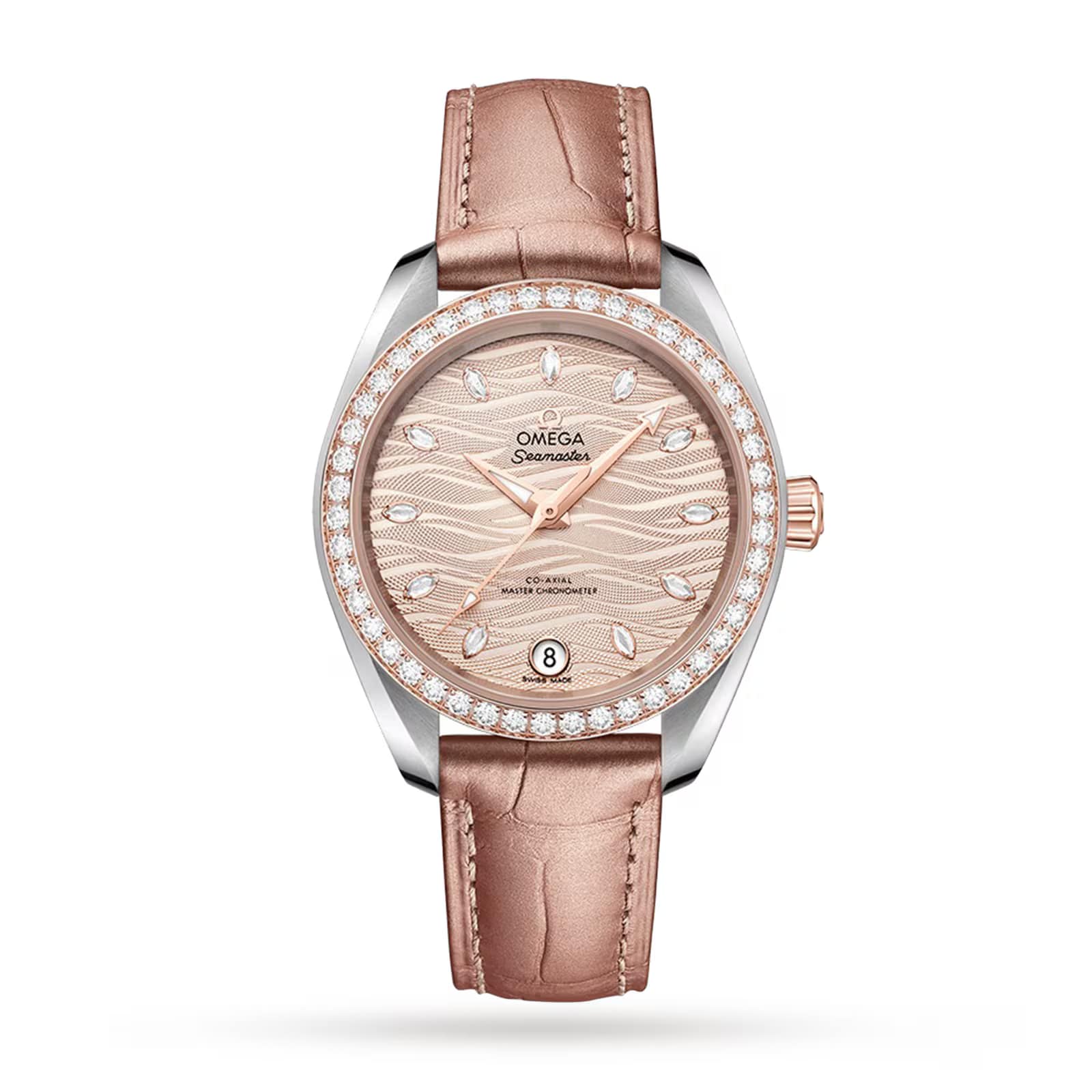 PreOwned Omega Seamaster Aqua Terra CoAxial 34mm Automatic Ladies Watch