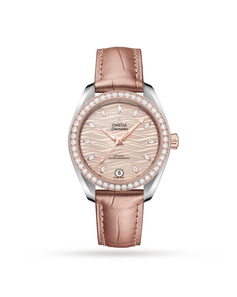 PreOwned Omega Seamaster Aqua Terra CoAxial 34mm Automatic Ladies Watch