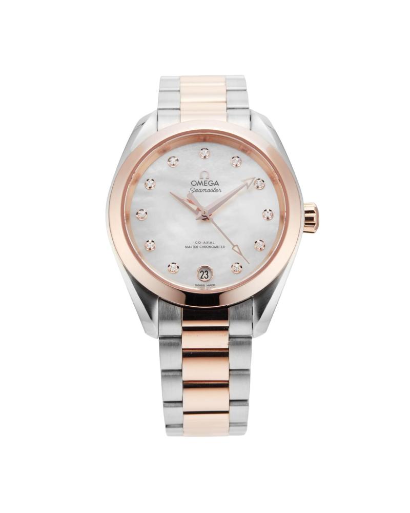 PreOwned Omega Seamaster Aqua Terra 150M 34mm Stainless Steel and Rose Gold