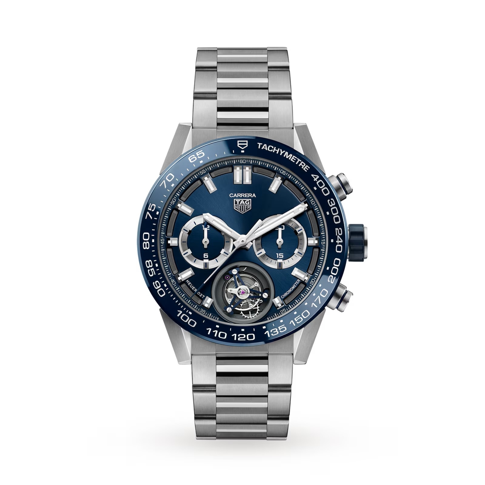 PreOwned TAG Heuer Carrera Calibre Heuer 02T COSC 45mm Automatic Mens Watch
