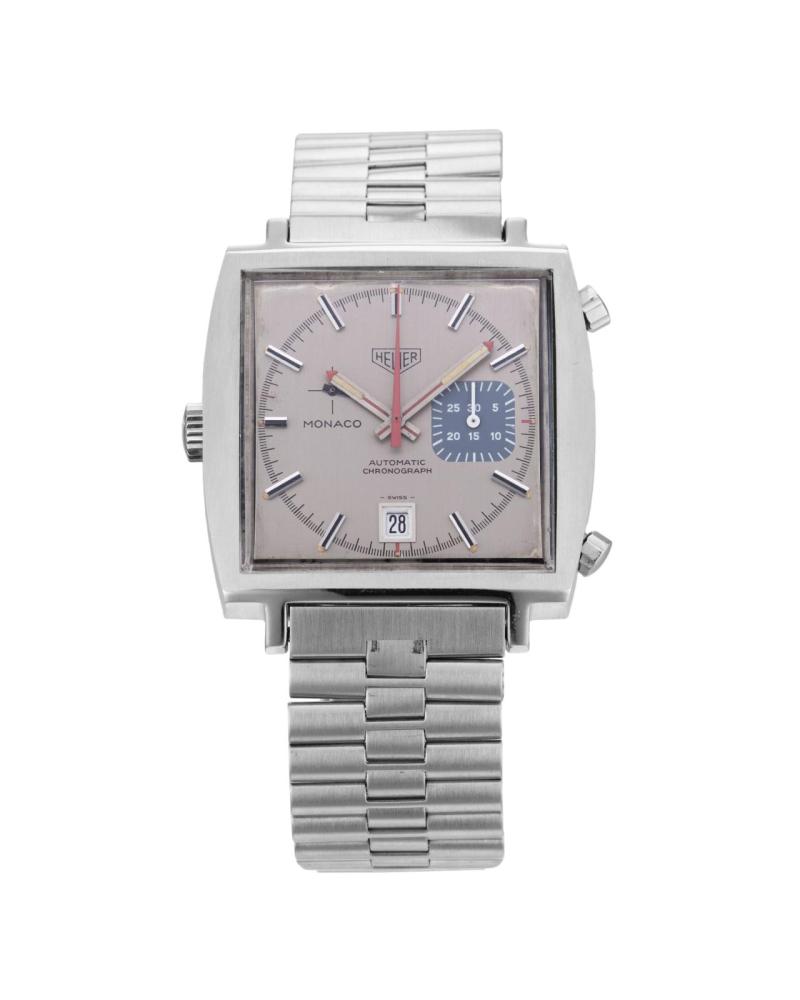 Vintage TAG Heuer Monaco 1533 Steve McQueen 40mm Stainless Steel