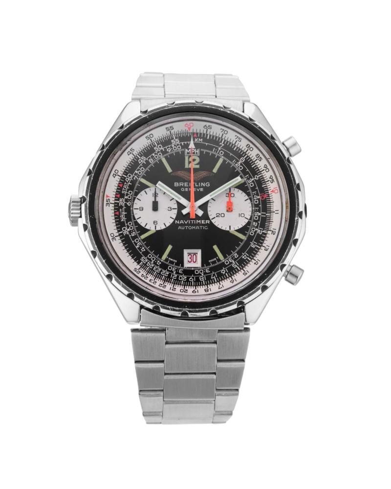 Vintage Breitling ChronoMatic Iraqi Air Force 48mm Stainless Steel