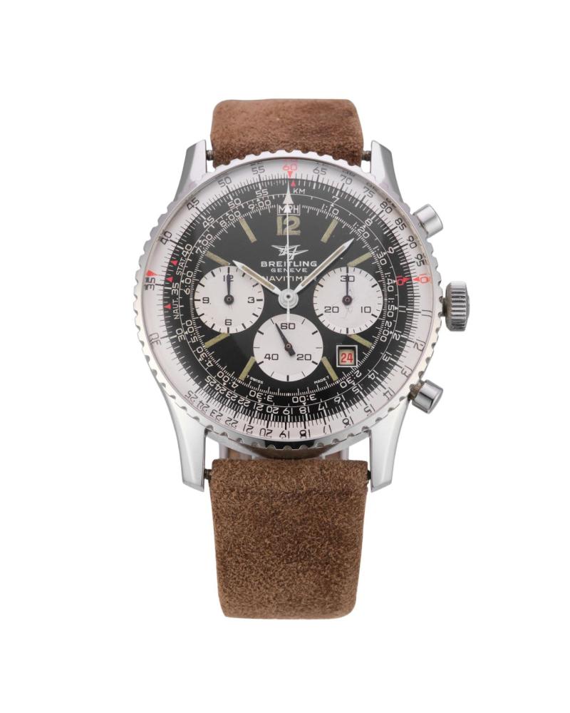 Vintage Breitling Navtimer Big Eye 41mm Stainless Steel