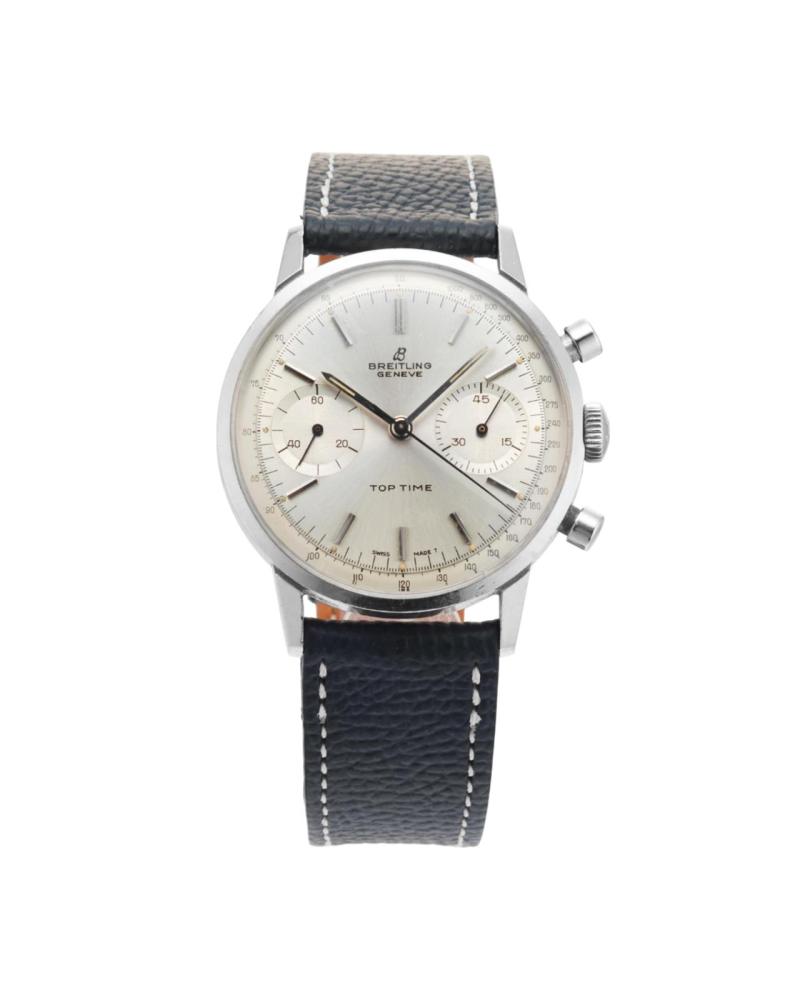 Vintage Breitling Top Time 1969s 36MM Stainless Steel