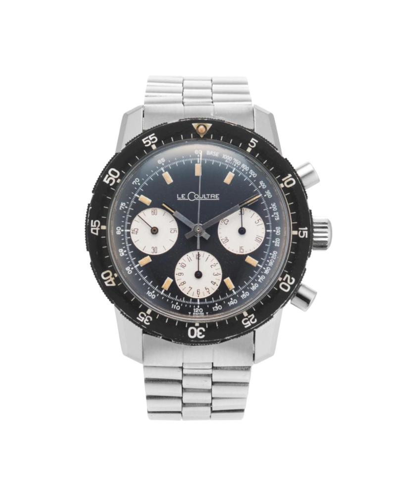 Vintage JaegerLeCoultre Deep Sea Chronograph E2643 1960s Stainless Steel