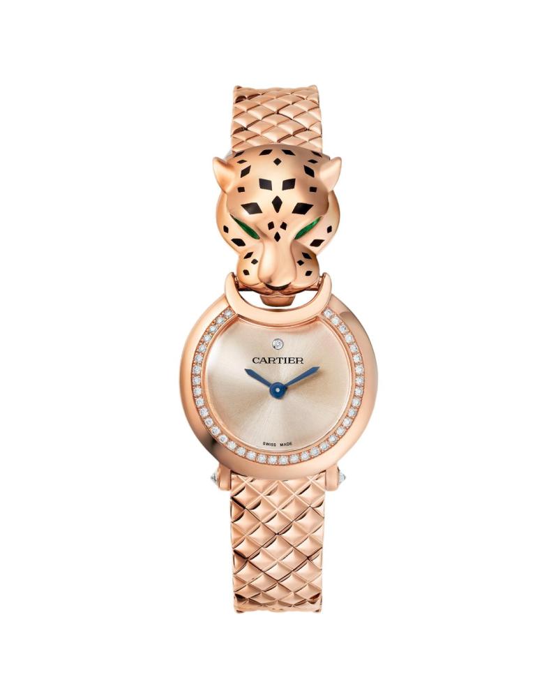 Cartier La Panthegravere Watch 236 mm Quartz Movement Rose Gold