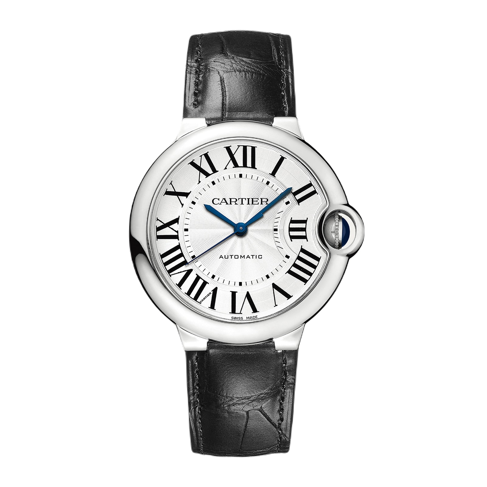 Ballon Bleu De Cartier Watch 36mm Mechanical Movement With Automatic Winding Steel
