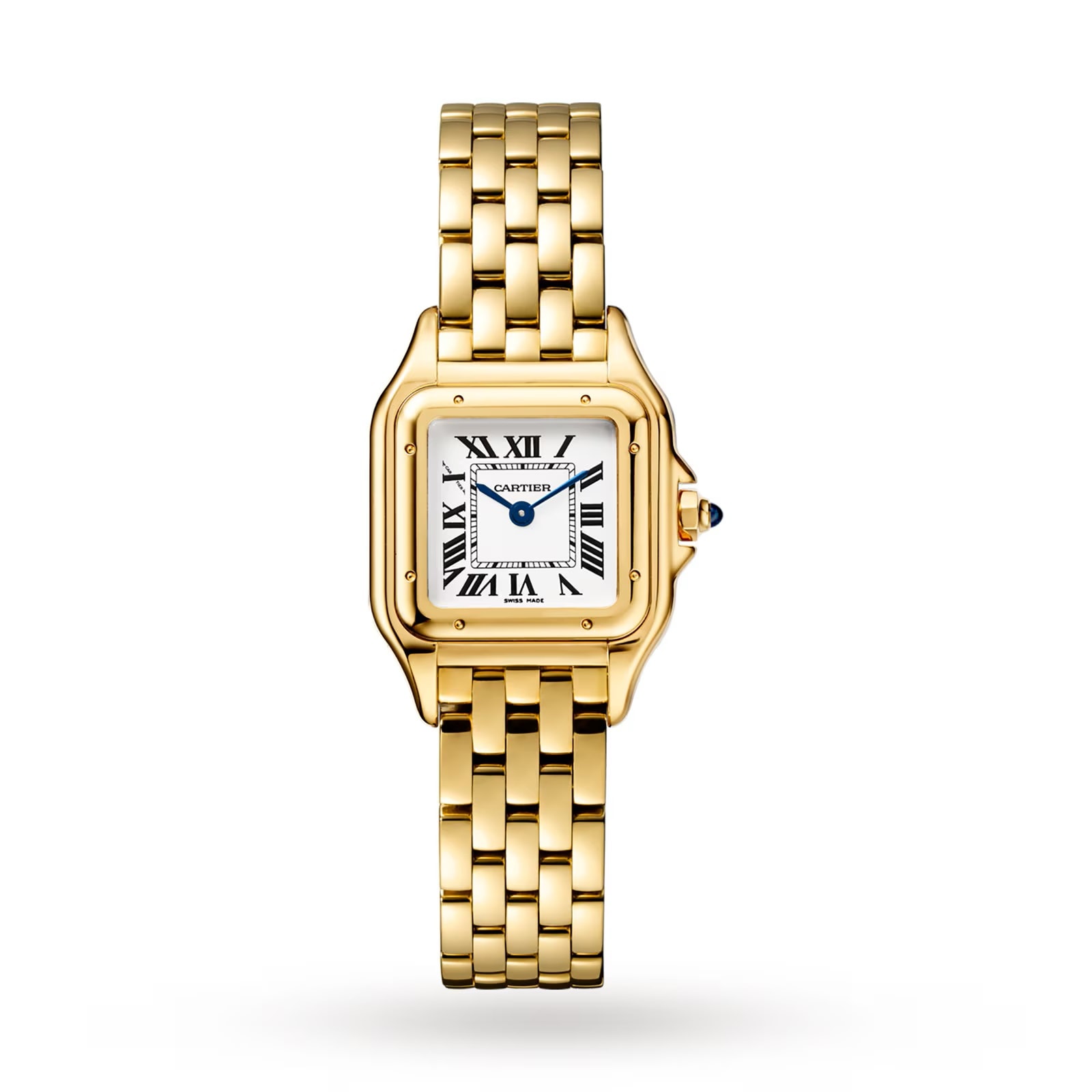 Panthegravere De Cartier Watch Small Model Quartz Movement Yellow Gold