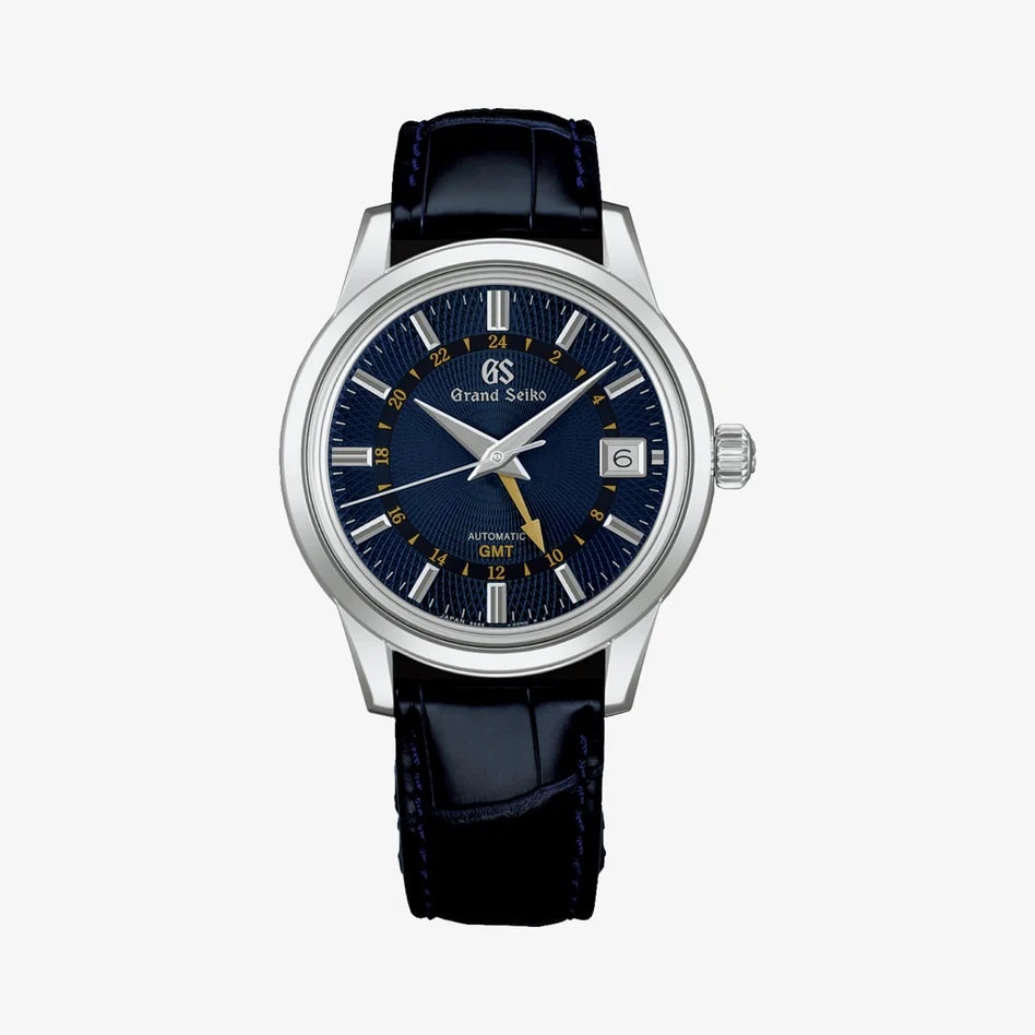 Grand Seiko Automatic GMT Moondrop 395mm Mens Watch Blue