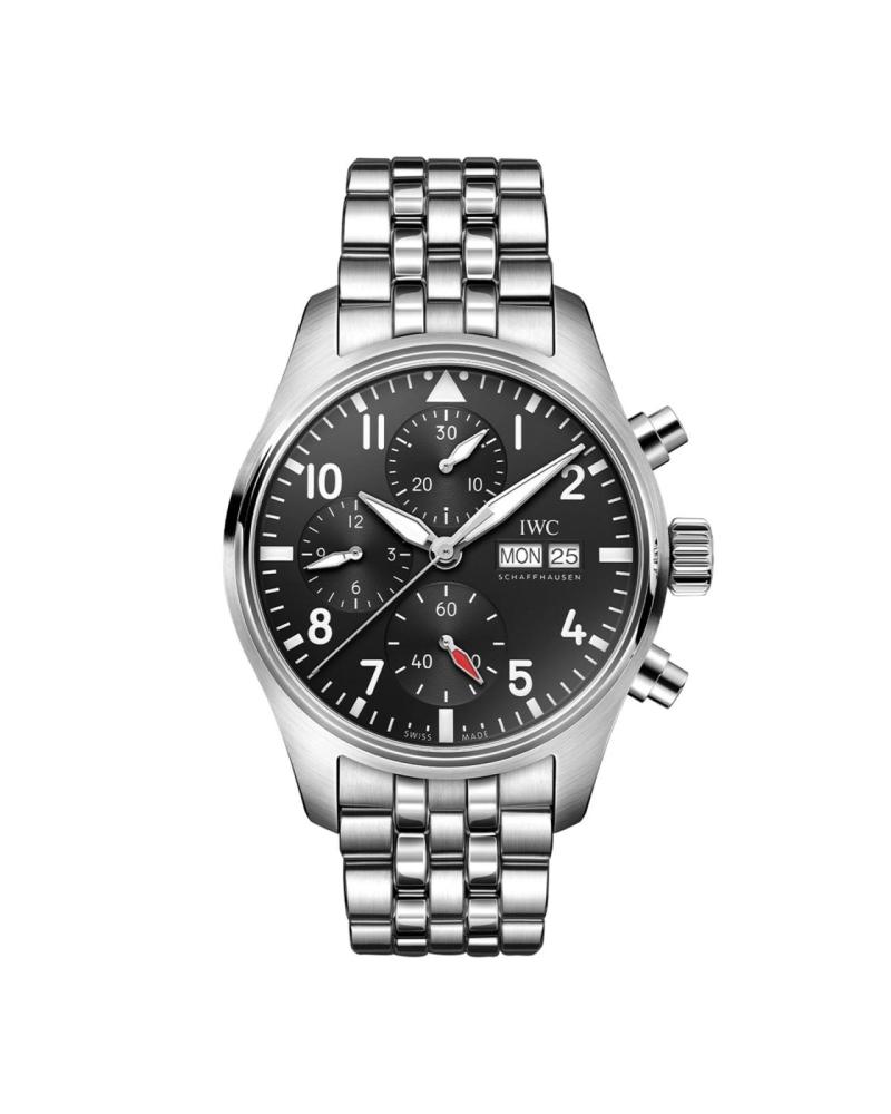 IWC Pilot Chronograph 41mm Mens Watch Black