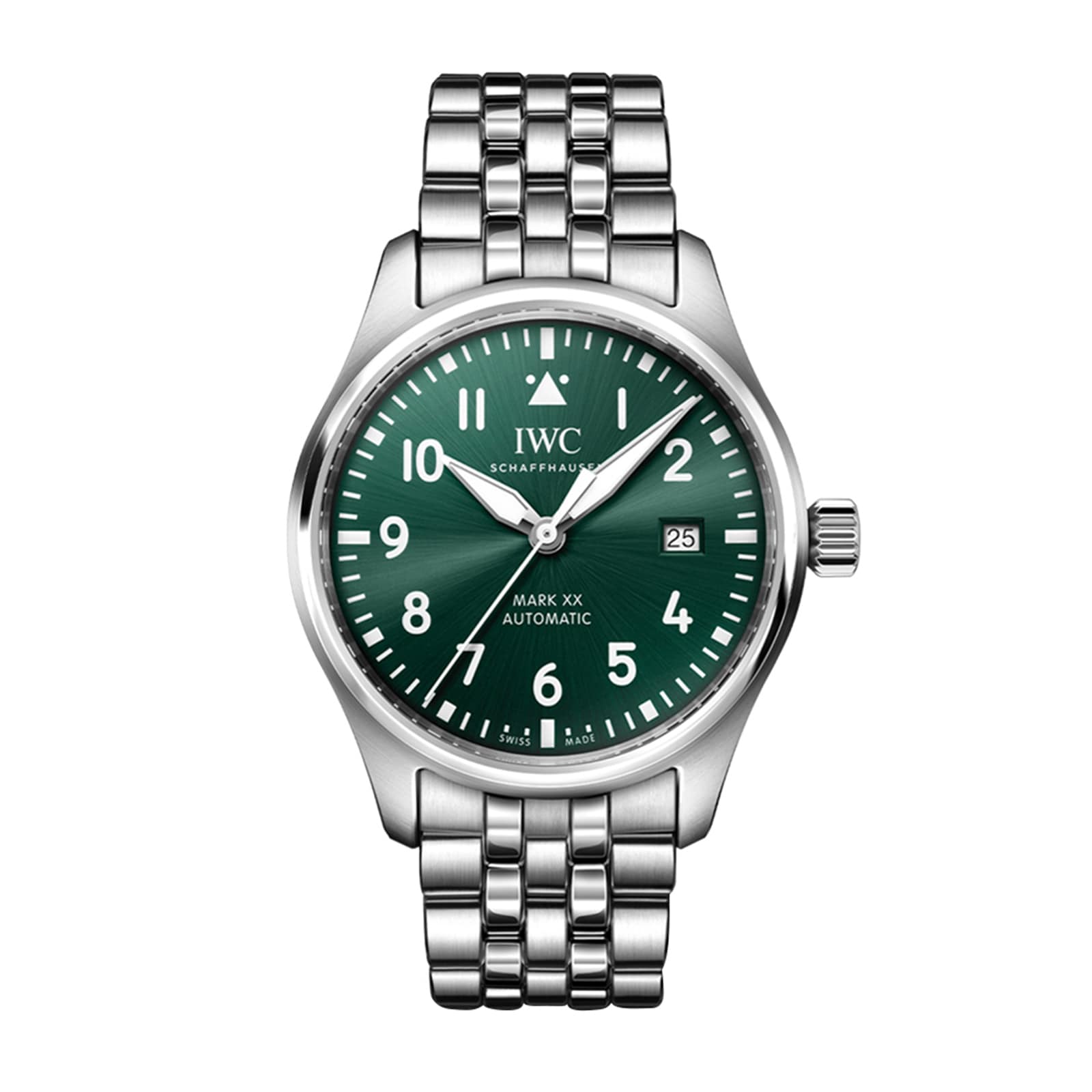 IWC Pilots Mark XX 40mm Mens Watch Green