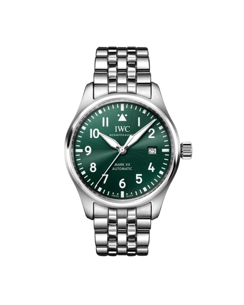 IWC Pilots Mark XX 40mm Mens Watch Green