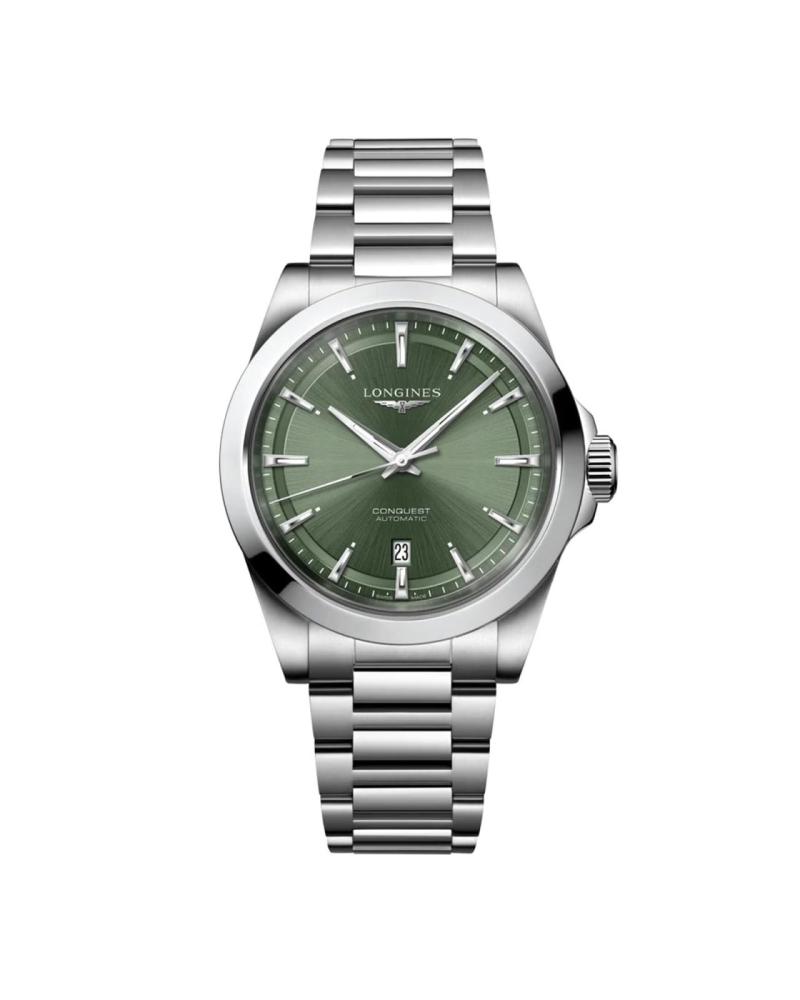 Longines Conquest 41mm Mens Watch Green