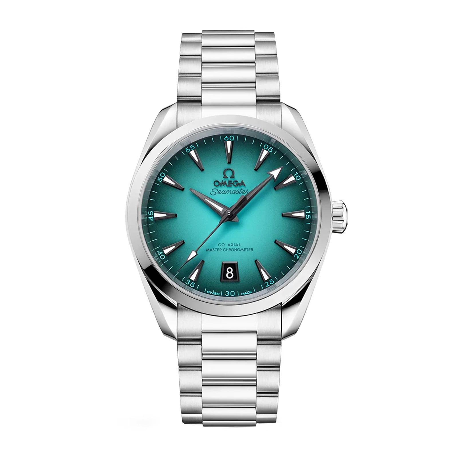 Omega Seamaster Aqua Terra 150M 38mm Mens Watch Turquoise