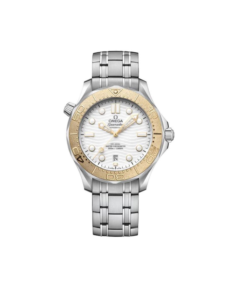 Omega Seamaster Diver 300M Co Axial Master Chronometer Paris 2024 42mm Mens Watch White