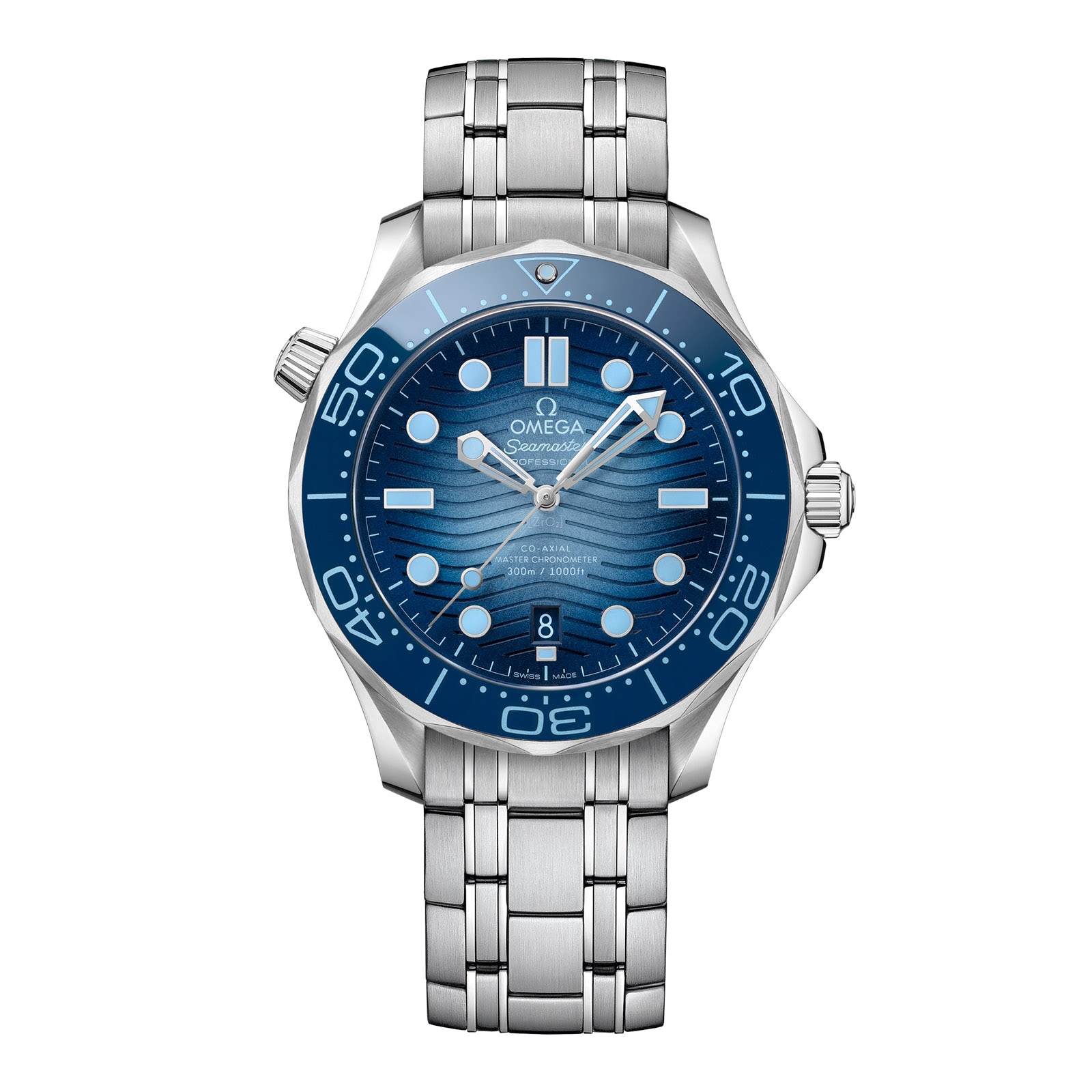 Omega Seamaster Diver 300M CoAxial Master Chronometer 42mm Summer Blue
