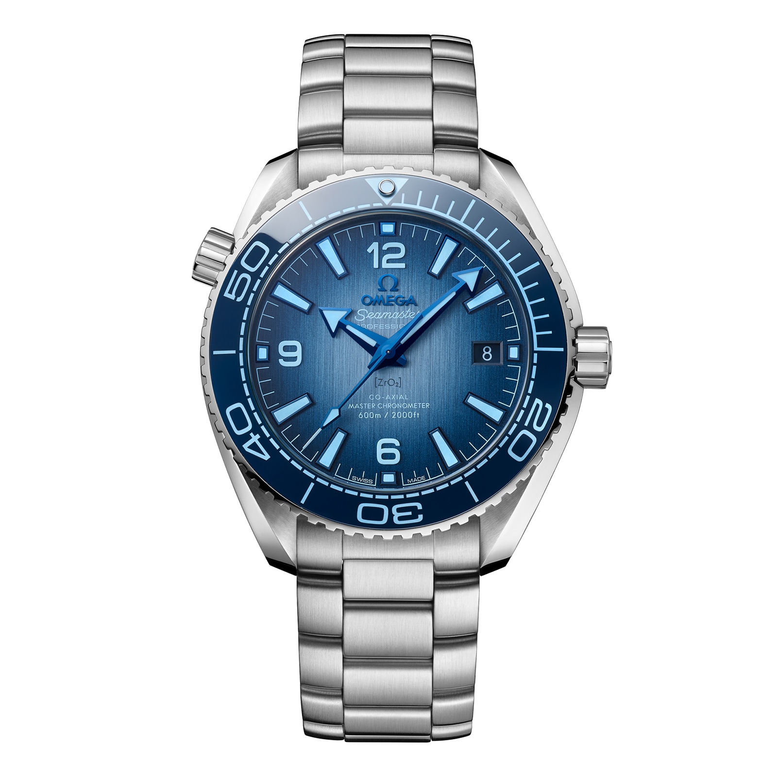 Omega Seamaster Planet Ocean 600M CoAxial Master Chronometer 395mm Summer Blue