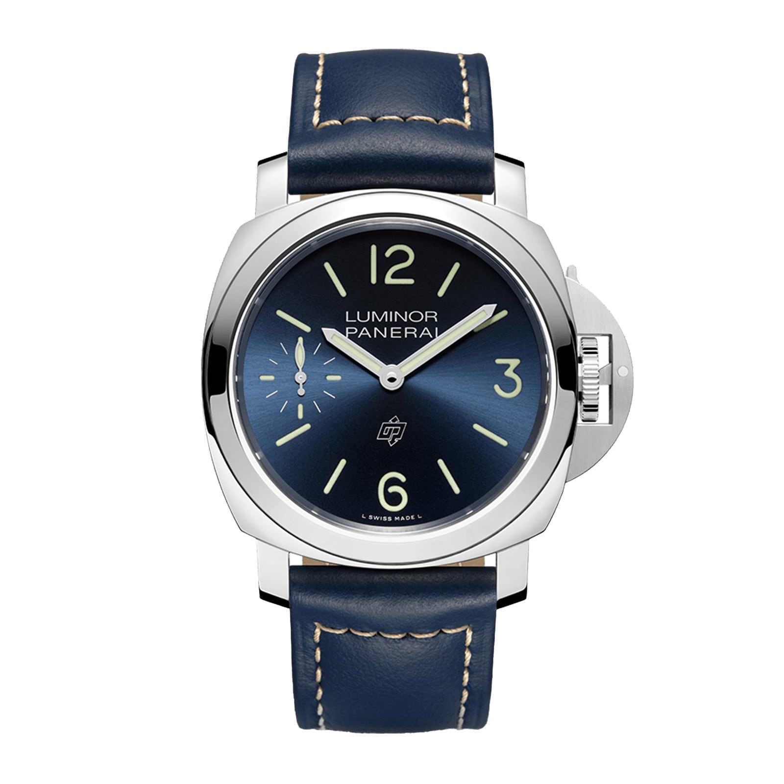 Panerai Luminor Logo 44mm Mens Watch Interchangeable Strap