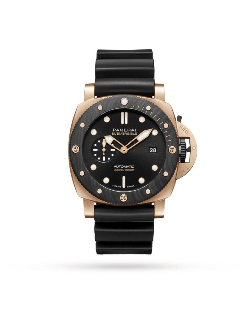 Panerai Submersible QuarantaQuattro Goldtechtrade OroCarbo 44mm