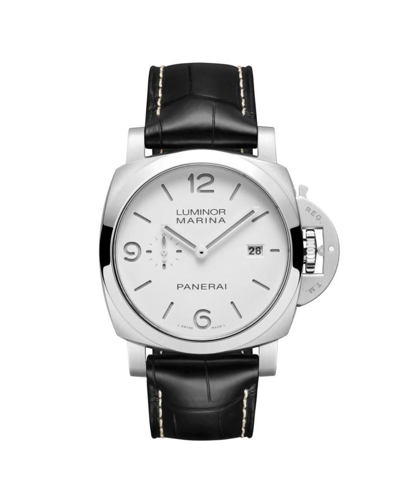 Panerai Luminor Marina 44mm Mens Watch White