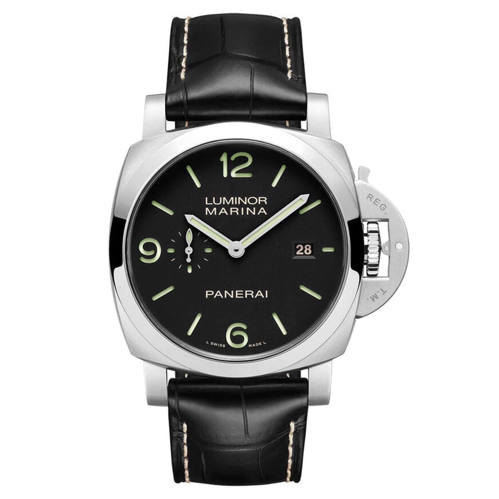 Panerai Luminor Marina 44mm Mens Watch Black