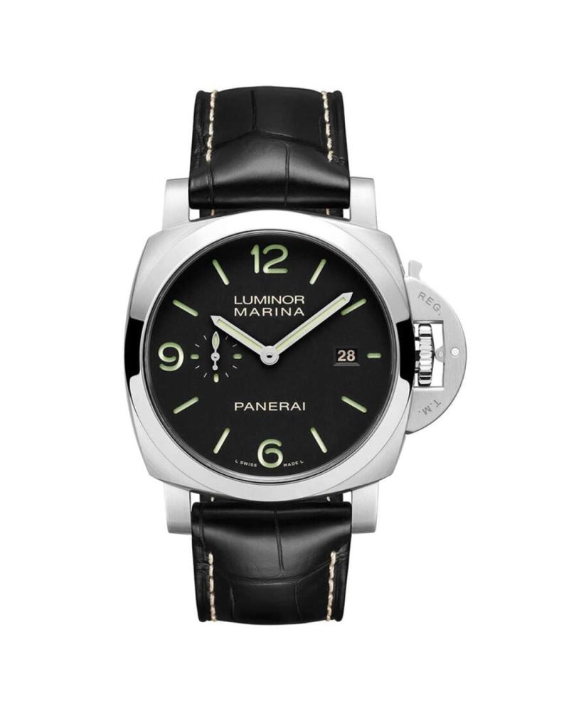 Panerai Luminor Marina 44mm Mens Watch Black