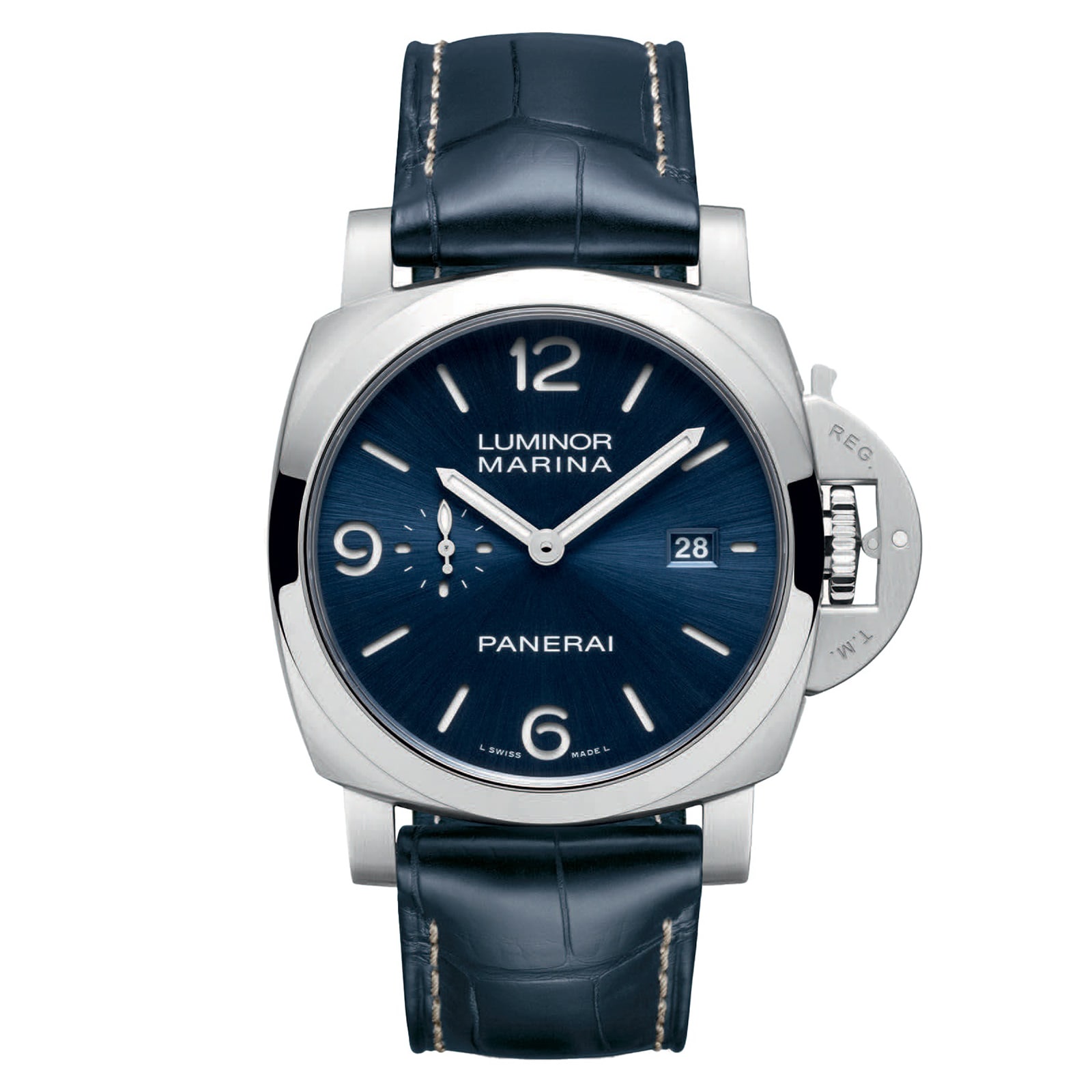 Panerai Luminor Marina 44mm Mens Watch Blue