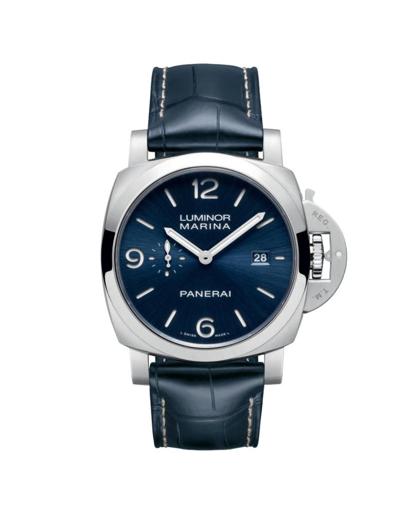 Panerai Luminor Marina 44mm Mens Watch Blue